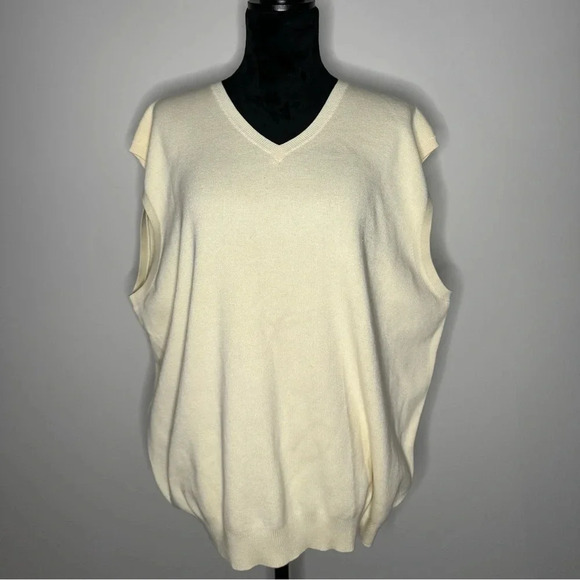 Vintage Sweater Vest 100% Pima Cotton - Picture 9 of 13